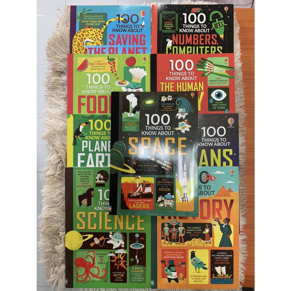 英語絵本 Usborne 100 things to know 10セット 洋書 - 洋書