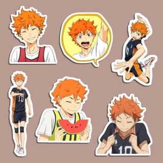 สติกเกอร์โปสเตอร์ ลายการ์ตูนอนิเมะ Haikyuu shoyo hinata kageyama tobio kenma kuro bokuto oikawa fanmerch