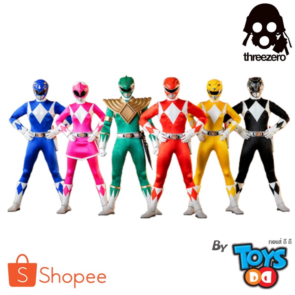 Core Rangers + Green Ranger Six Pack Collectible Set (POWER RANGERS) by ...