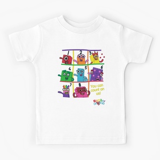 ใหม่ เสื้อยืดลําลอง แขนสั้น พิมพ์ลายกราฟฟิค Numberblocks น่ารัก สไตล์วินเทจ ฮิปสเตอร์ สีฟ้า สําหรับเด็กผู้ชาย ผู้หญิง ไซซ์ S-3XL 2022