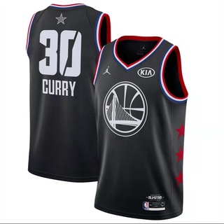 เสื้อกีฬาบาสเก็ตบอล พิมพ์ลาย NBA สีทอง สําหรับผู้ชาย #เสื้อกีฬาแขนสั้น ลายทีมชาติสวิงแมน Dri-Fit 30 Stephen Curry 2019 PPkkap26DEiieh64 สีดํา สไตล์เรโทรคลาสสิก