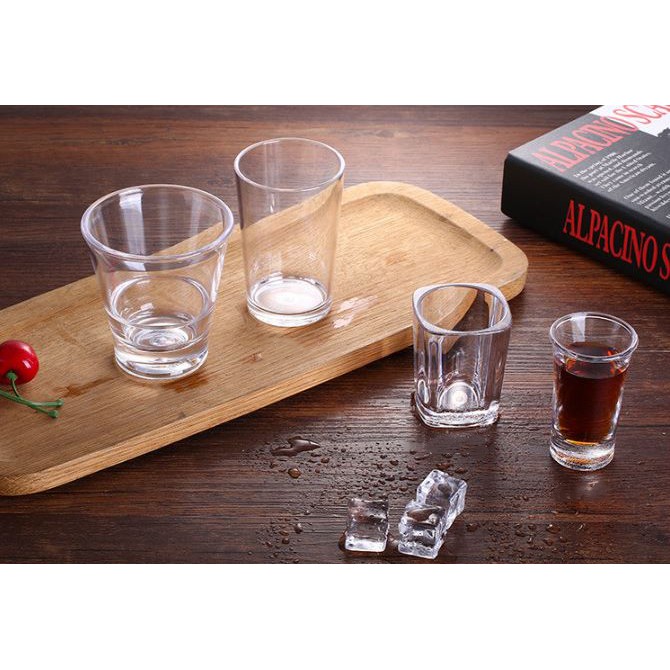 1-ใบ-แก้วช็อต-เป็ก-เหล้า-ตกไม่แตก-โพลีคาร์บอเนต-สวย-ราคาถูก-poly-glass