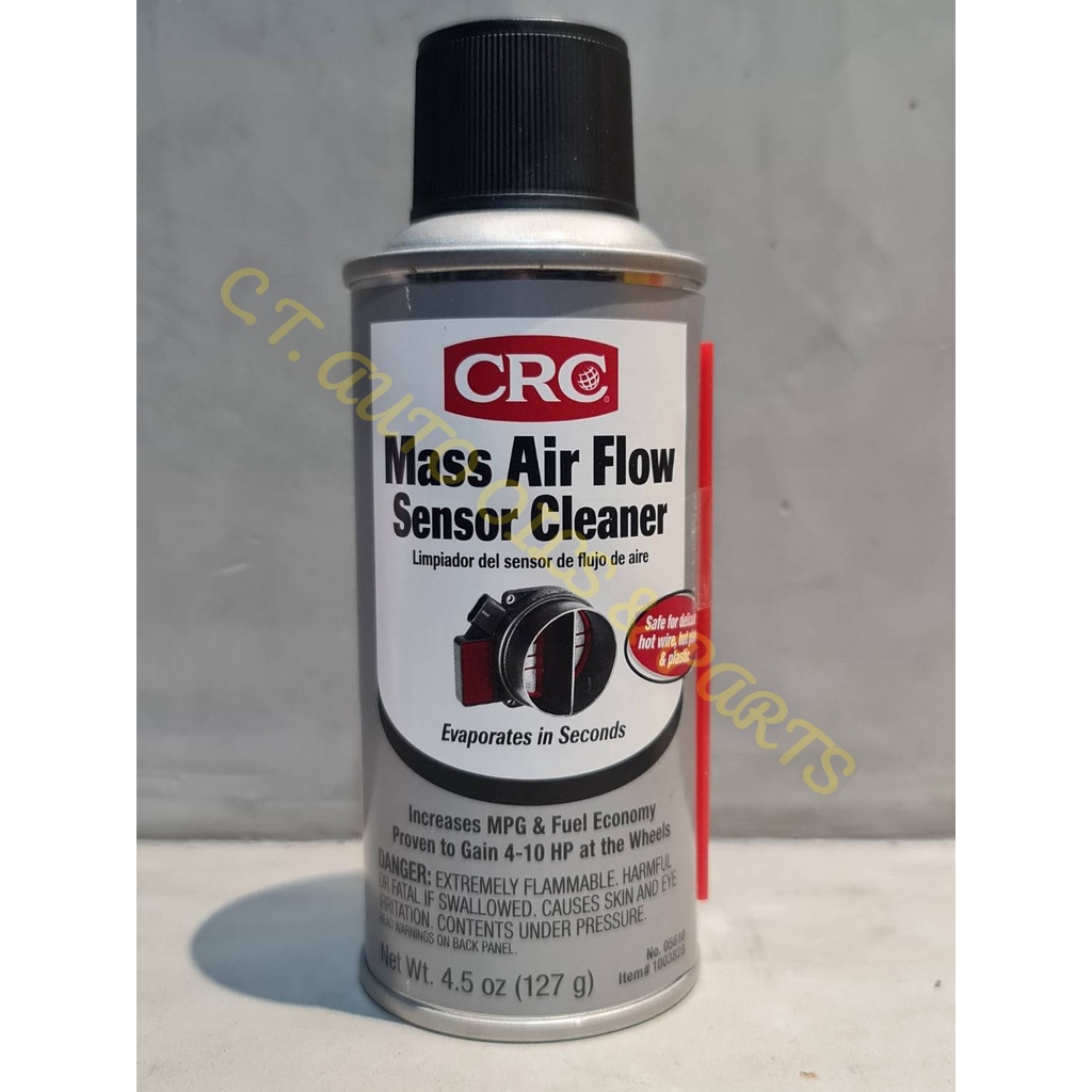 สเปร์ยล้างเซ็นเซอร์แอร์โฟว์ CRC (Mass Air Flow Sensor Cleaner) ปลอดภัย