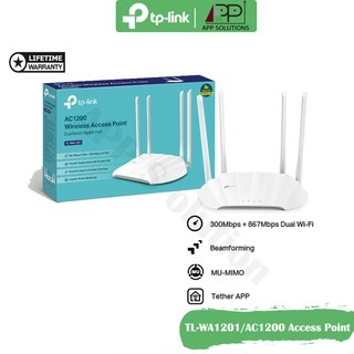 TP-Link(แอคเซสพอยต์)Access Point Wireless AC1200 รุ่นTL-WA120(ประกันLifetime)