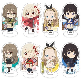 Coolsy ใหม่ สแตนดี้อะคริลิค รูปอนิเมะ Lycoris Recoil Inoue Takina Senzoku Tetsuya Humanoid สําหรับของขวัญวันเกิด คริสต์มาส