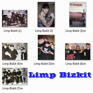 โปสเตอร์ Limp Bizkit (7แบบ) ลิมป์บิซกิต วง ดนตรี นูเมทัล อเมริกัน รูป ภาพ ติดผนัง สวยๆ poster (88x60และ76 x 52ซม.ประมาณ)