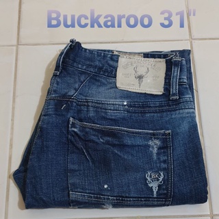 ยีนส์สภาพ 90% ยี่ห้อ Buckaroo เอว 31 นิ้ว