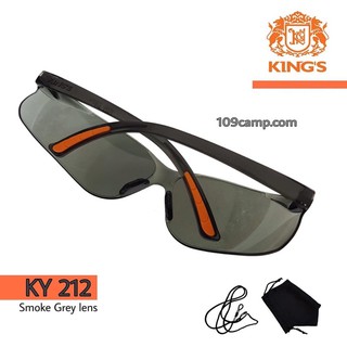 ภาพขนาดย่อของภาพหน้าปกสินค้าแว่นตาKING'รุ่น KY 212 แว่นตาsafety น้ำหนักเบา สวมใส่สบาย ฟรี ถุงแว่นพร้อมเชือกคล้อง จากร้าน 3_boys บน Shopee