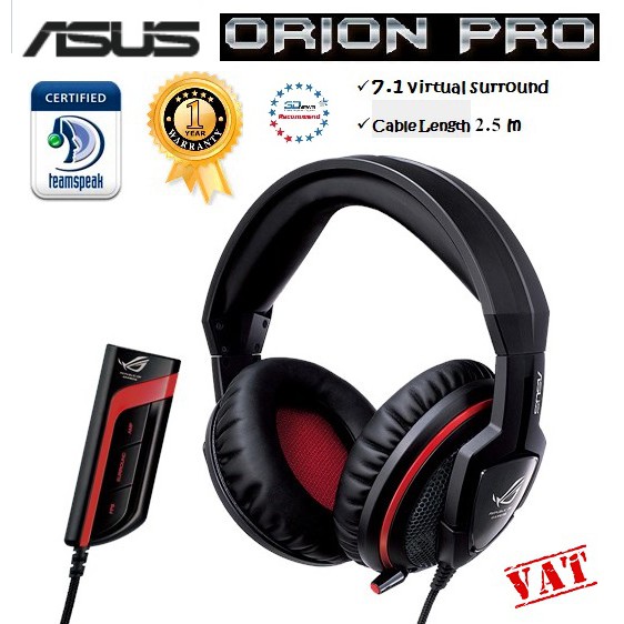 HEADSET ASUS ROG ORION PRO Win with Style. Perform in