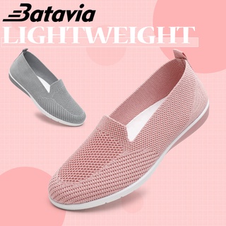 สินค้า Bataviaส่งเร็ว 37-40ผู้หญิง รองเท้าแฟชั่น สวมใส่สบาย 🎉รองเท้าผ้าใบ รองเท้าผู้หญิง  รองเท้าส้นแบน รองเท้าแฟชั่นผู้หA135