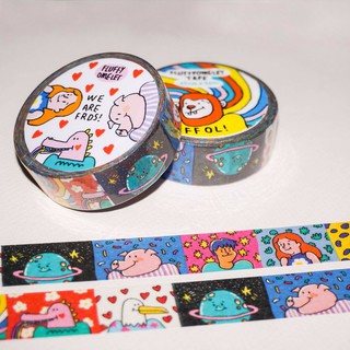FLUFFY OMELET- We are friends normal masking tape