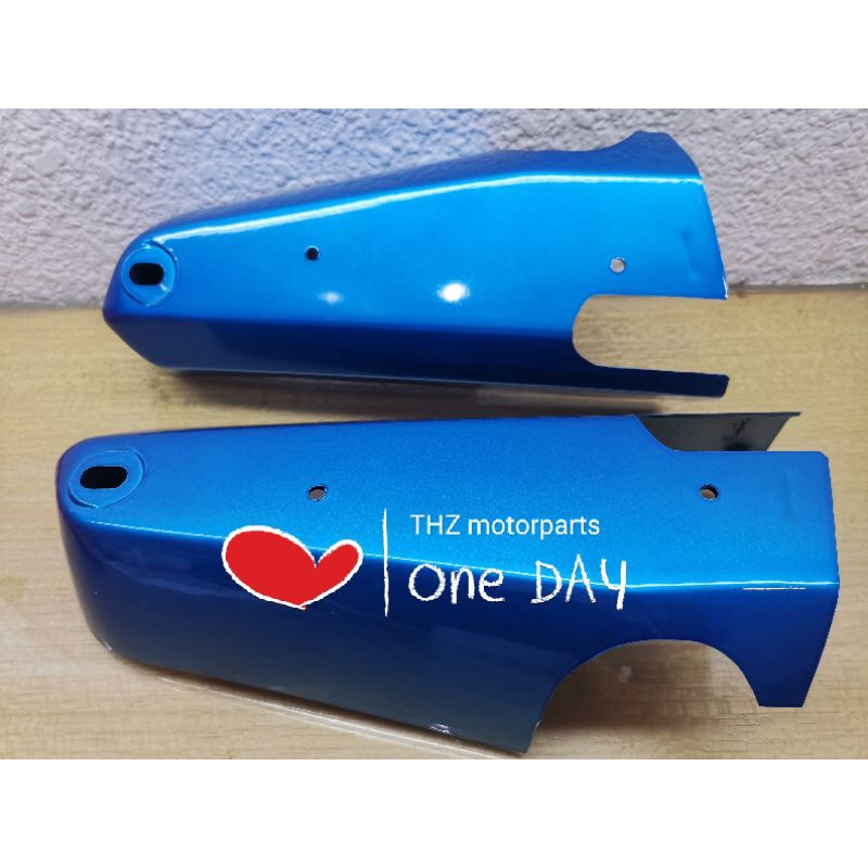 Yamaha Y80 CDI Y80 Y70 V75 กล่องเครื่องมือฝาครอบสีฟ้าสีแดง belakang