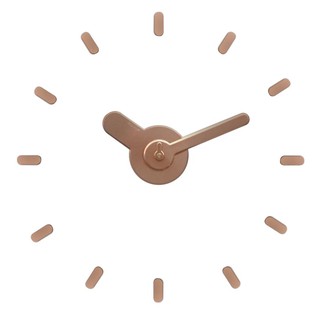 นาฬิกา นาฬิกาติดผนัง ONTIME ROSE GOLD 48x48 ซม. ของตกแต่งบ้าน เฟอร์นิเจอร์ ของแต่งบ้าน WALL CLOCK ON TIME ROSE GOLD 48x4