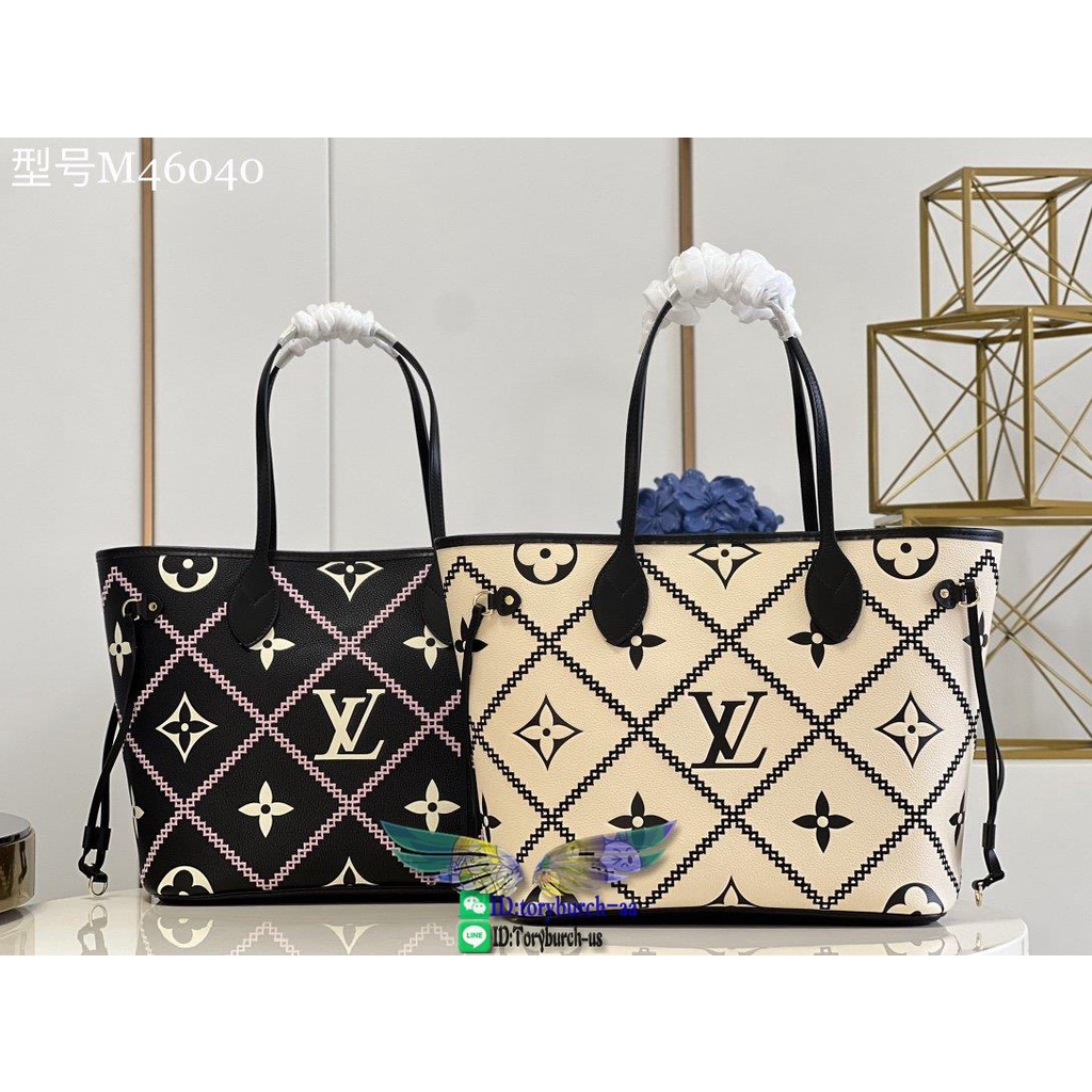 m46040-lv-neverfull-monogram-versatile-shopper-handbag-shoulder-drawstring-shopping-tote