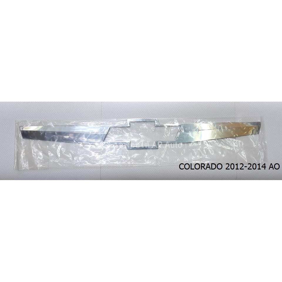 ครอบคิ้วฝากระโปรงท้าย-เชฟโลเรท-colorado-2012-โครเมี่ยม