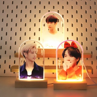สินค้า โคมไฟไม้ รูป Kpop GOT7 BamBam Plug-in สําหรับตกแต่งบ้าน