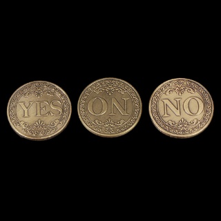 ภาพหน้าปกสินค้า[Rut] Yes or No Lucky Decision Coin Bronze Commemorative Coin Retro Collection Gift COD ที่เกี่ยวข้อง