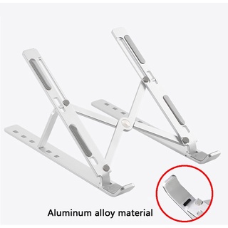 Aluminum Adjustable Foldable Laptop Tablet PC Pad Stand Holder Portable Slim Notebook Base for Macbook iPad HUAWEI LENOV