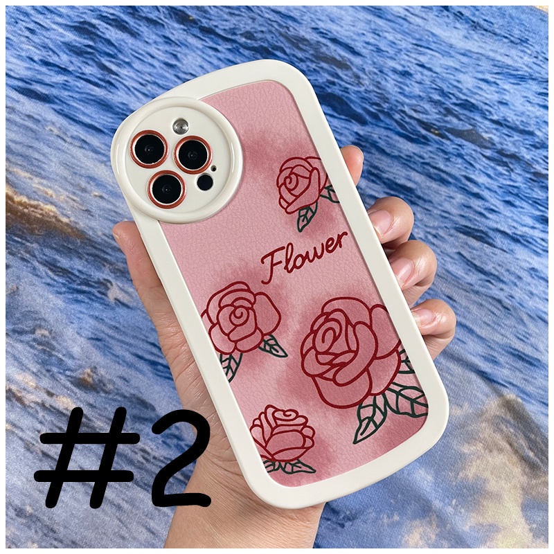 for-iphone-15-6-6s-7-8-14-plus-x-xs-xr-11-12-13-mini-max-pro-rose-oval-soft-case