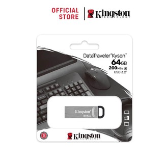 สินค้า Kingston 64GB DataTraveler Kyson USB-A Flash Drive - แฟลชไดร์ฟ (DTKN/64GB)