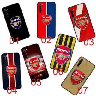 Arsenal Football Club Design เคสซอฟท์สีดำ Xiaomi Redmi Note 9 9S 8 Pro Max Cover