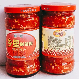 [น้ำพริก] ซอสพริกกระเทียม ซอสน้ำยำ 270g 乡里剁辣椒 剁椒 duojiao chilli