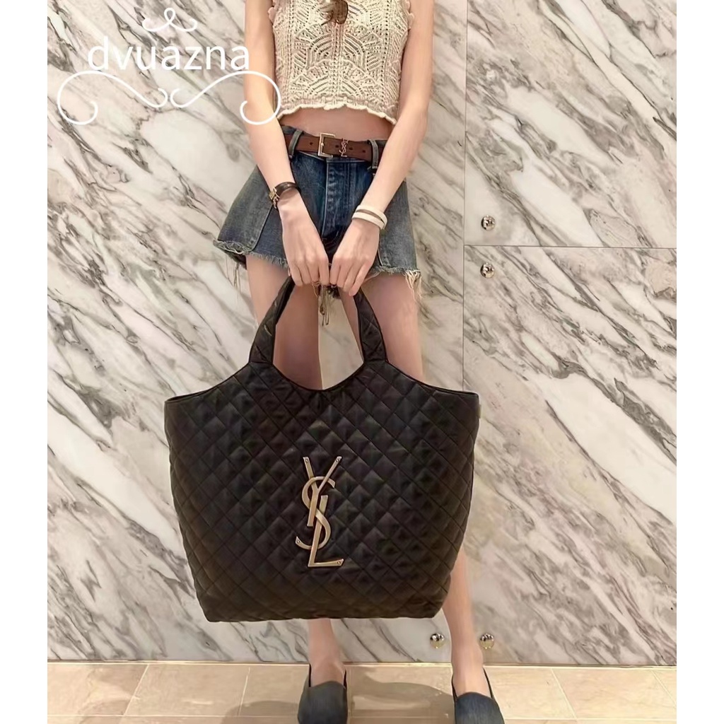 ของแท้-saint-laurent-ysl-icare-tote-bag-shoulder-bag