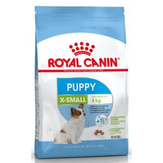 Royal canin X-Small Puppy อาหารชนิดเม็ดสำหรับลูกสุนัขพันธุ์จิ๋ว อายุ 2 ถึง 10 เดือน