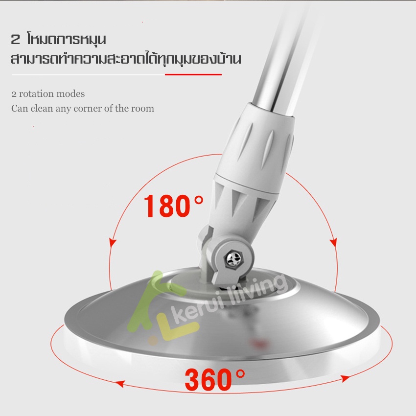 spin-mop-ไม้ถูพื้นไมโครไฟเบอร์-ไม้ม็อบถูพื้นแบบบิดล็อค-ไม้ถูอเนกประสงค์-ผ้าม็อบไมโครไฟเบอร์