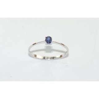 แหวนเพชรวงเล็ก Augusty แหวนทองแท้18kพลอยไพลินแท้ RH 3721 สินค้าพร้อมส่ง มีใบรับประกันจากทางร้าน