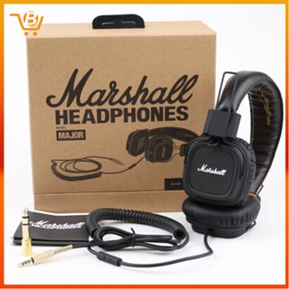 Marshall Major หูฟังไร้เสียงรบกวนสเตอริโอ  Deep Bass DJ HiFi Pro Headphones