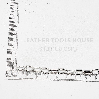 ภาพขนาดย่อของภาพหน้าปกสินค้าโซ่มีเนียม 420 สีเงิน (กว้าง 6มิล ยาว 11มิล ลวดหนา 1มิล) 1เมตร จากร้าน leather_tools_house_953 บน Shopee