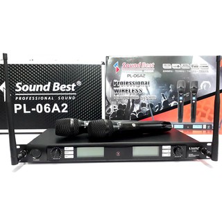 ส่งฟรี  Sound best ไมค์ลอย รุ่น : PL-06A2 สินค้าใหม่ประจำเดือนเมษายน 2562 เสียงคมชัด คลื่นใหม่ถูกต้องตาม กสทช.