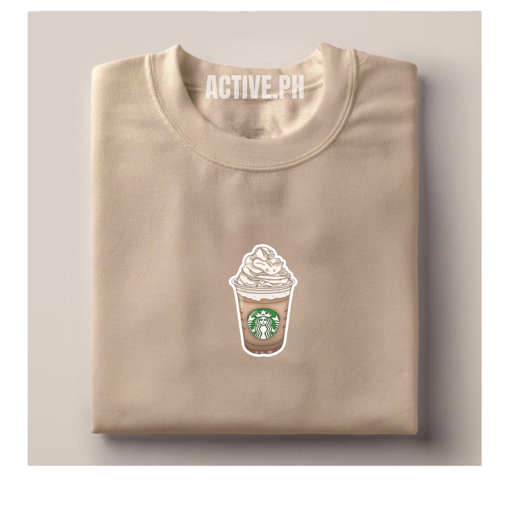 cod-ชุดเซ็ต-2-ชิ้น-cappucino-starbucks-เสื้อสวย-เสื้อยืดมินิมอล-tshirts-unisex