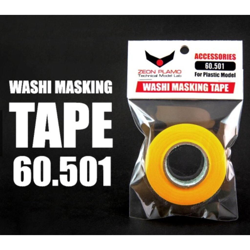 รูปภาพสินค้าแรกของ(zeon plamo) 60.501 washi masking tape กว้าง 18มม.