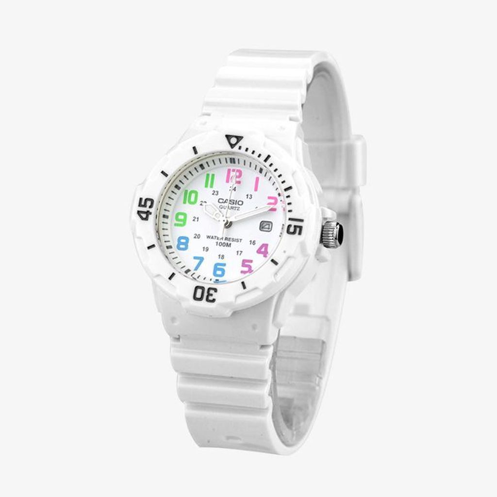 ภาพสินค้าCASIO นาฬิกาข้อมือผู้หญิง รุ่น LRW-200H-7BVDF-S Standard White Dial White จากร้าน ralunar บน Shopee ภาพที่ 2