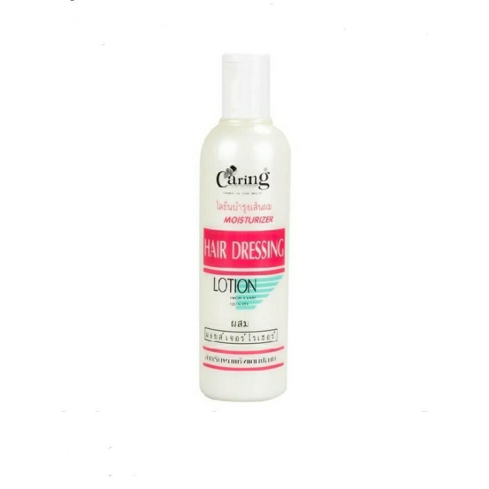 Caring Hair Dressing Lotion Moisturizer 330 ml. โลชั่นบำรุงผม แคริ่ง แฮ