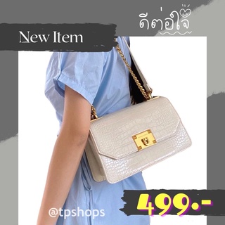 กระเป๋าCK [[รุ่นลิซ่าสะพาย]] หนังลายงูสวยดูดี ✅งานแท้outlet💯✔️ Lisa