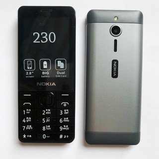 โทรศัพท์มือถือ โนเกียปุ่มกด NOKIA 230 (สีดำ) 2 ซิม จอ 2.8นิ้ว  รุ่นใหม่ 2020