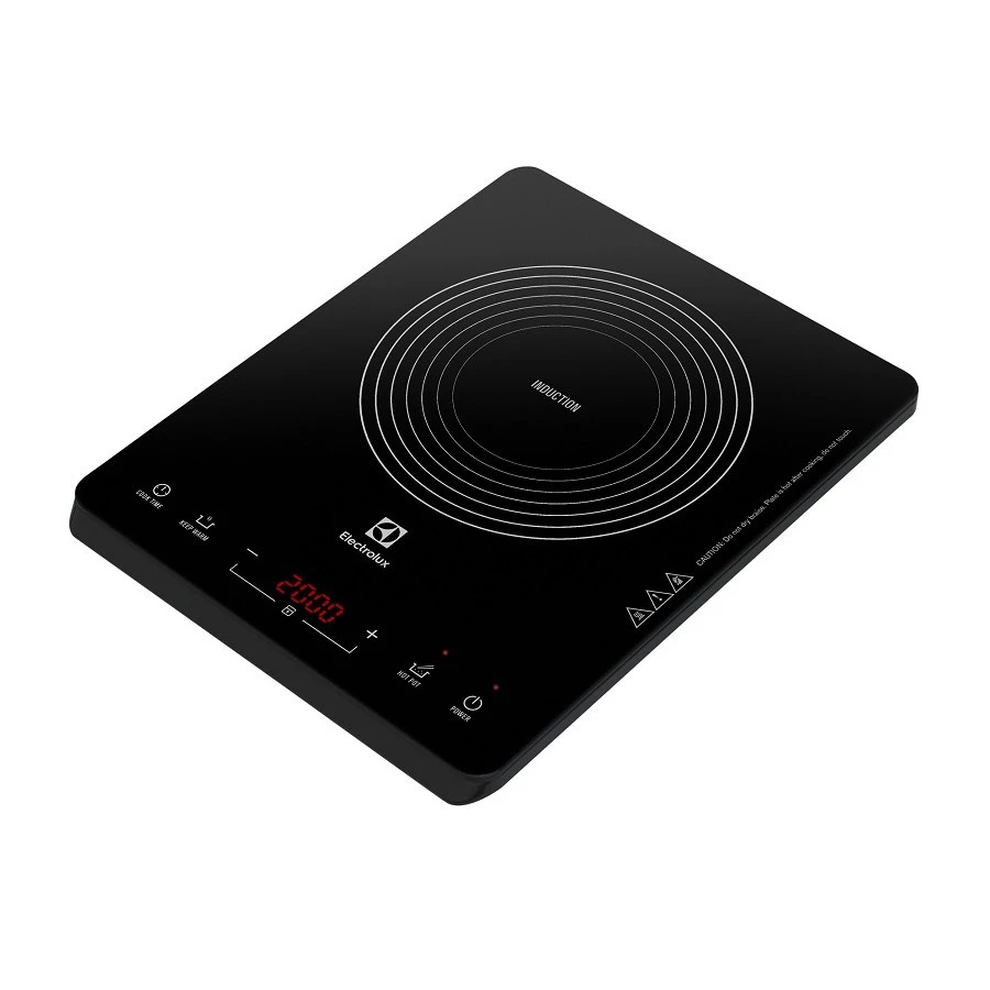 Electrolux ETD29PKR เตาแม่เหล็กไฟฟ้า พร้อมหม้อสเตนเลส กำลังไฟ 2,000 วัตต์