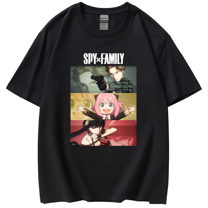 cotton-tshirts-เสื้อยืดโอเวอร์ไซส์manga-anime-spy-x-family-ลอยด์-ฟอเจอร์-อาเนีย-ฟอเจอร์-ยอร์-ฟอเจอร์-cotton-ฝ้าย-loid