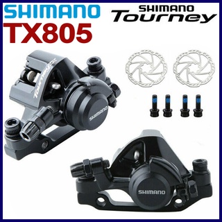 Shimano TOURNEY BR-TX805 คาลิปเปอร์ดิสก์เบรก 160 มม. สําหรับรถจักรยานเสือภูเขา
