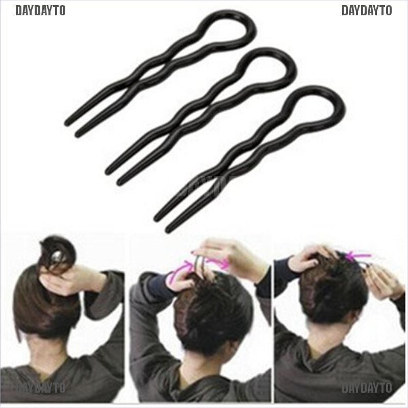 daydayto-กิ๊บติดผมเกลียว-แบบเกลียว-เรียบง่าย-3-ชิ้น-1-ชุด
