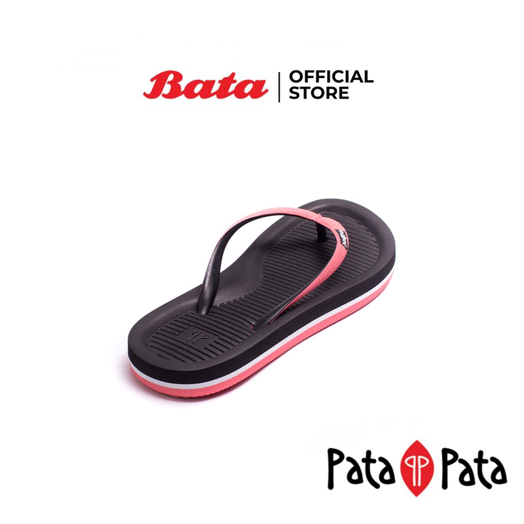 bata-บาจา-รองเท้าแตะหนีบ-พื้นยาง-น้ำหนักเบา-สำหรับผู้หญิง-ยี่ห้อ-patapata-รุ่น-island-สีดำ-5716374