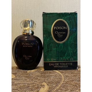 Christian Dior Poison Eau de Toilette 50 ml 1986 Full bottle Rare Vintage.