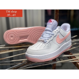 📣 รองเท้าผ้าใบผู้หญิง Nike Air Forceงาน High endอุปกรณ์มีกล่องใบเสร็จใบเซอรับประกันสินค้าตรงปก 100%ไซด์+เพิ่มหนึ่งไซด์