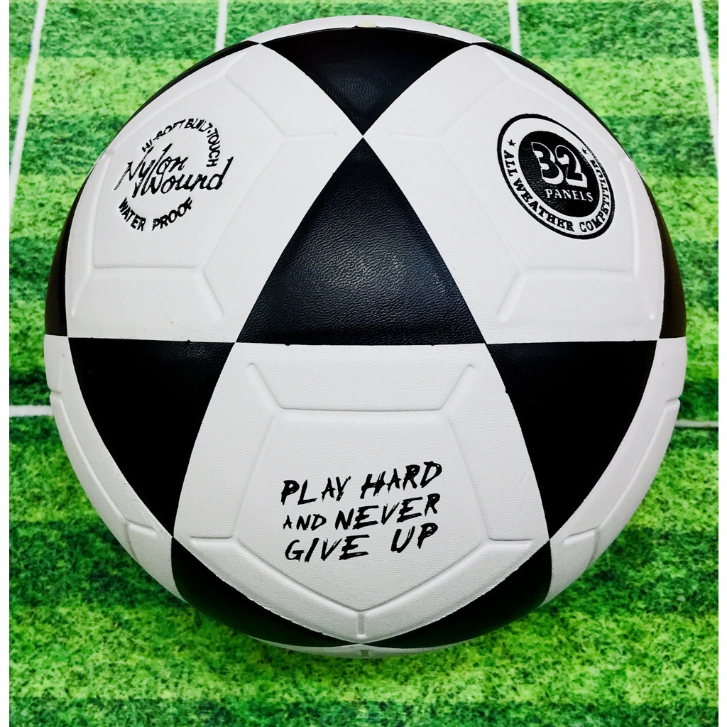 h3-ลูกฟุตบอลหนังอัดเอชทรี-เบอร์-5-รุ่น-goalmaster-แถมตาข่ายใส่บอลแบะเข็มสูบลม-ลูกฟุตบอลh3-รุ่น-goalmaster-ขนาดลูกฟุตบอล-เบอร์-5-วัสดุ-nylon-wound-หนังอัด-จำนวน-32-แผ่น-สี-ขาวดำ-ขนาดและน้ำหนักมาตรฐาน-ก