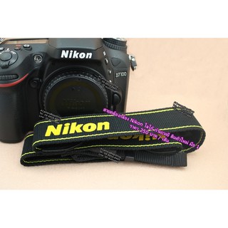 สายคล้องกล้อง Nikon โลโก้ กำมะหยี สินค้าใหม่ มือ 1