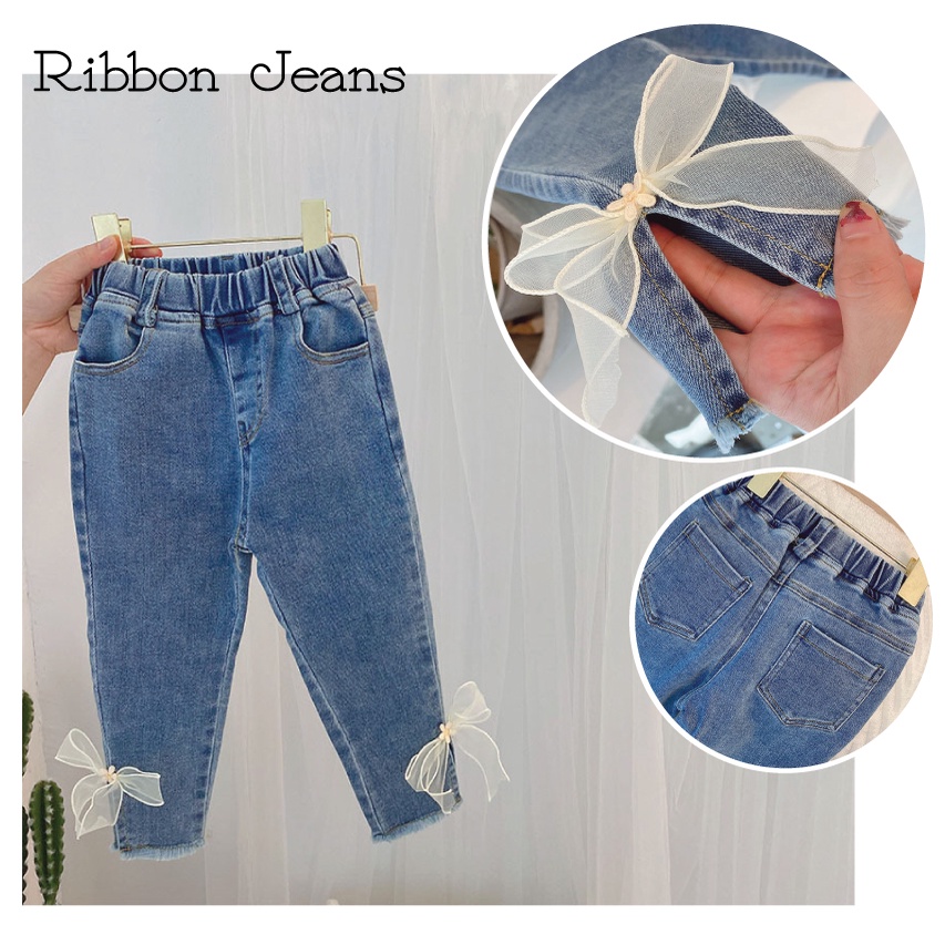 กางเกงเด็ก-ribbon-jeans