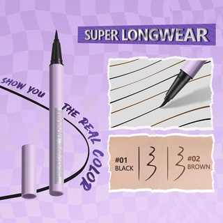 Ireneda 24h Longwear ลิควิดอายไลเนอร์ ปากกา กันน้ํา ติดทนนาน แห้งเร็ว เม็ดสีสูง ดินสออายไลเนอร์